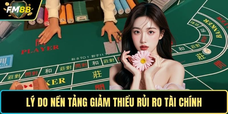 Lý do nền tảng giảm thiểu rủi ro tài chính